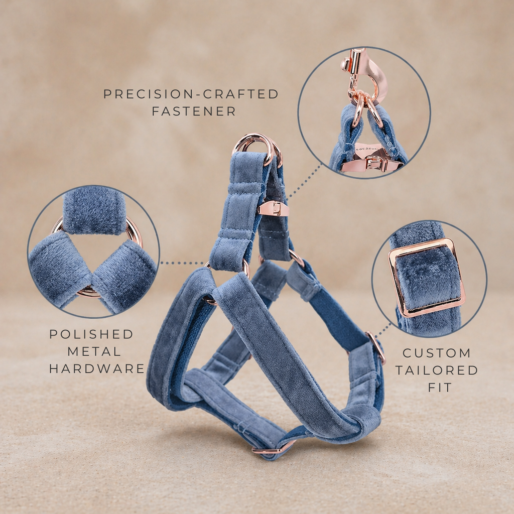 Signature Luxury Velvet Dog Harness