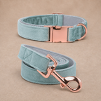 Signature Luxury Velvet Collar & Leash Set